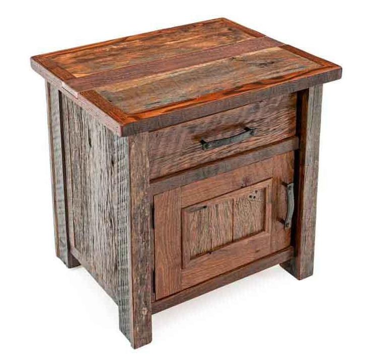 COPPER CANYON ENCLOSED BARN WOOD NIGHTSTAND