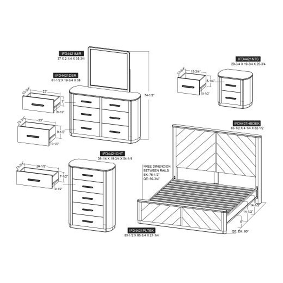 BALAM 2 DRAWER NIGHTSTAND