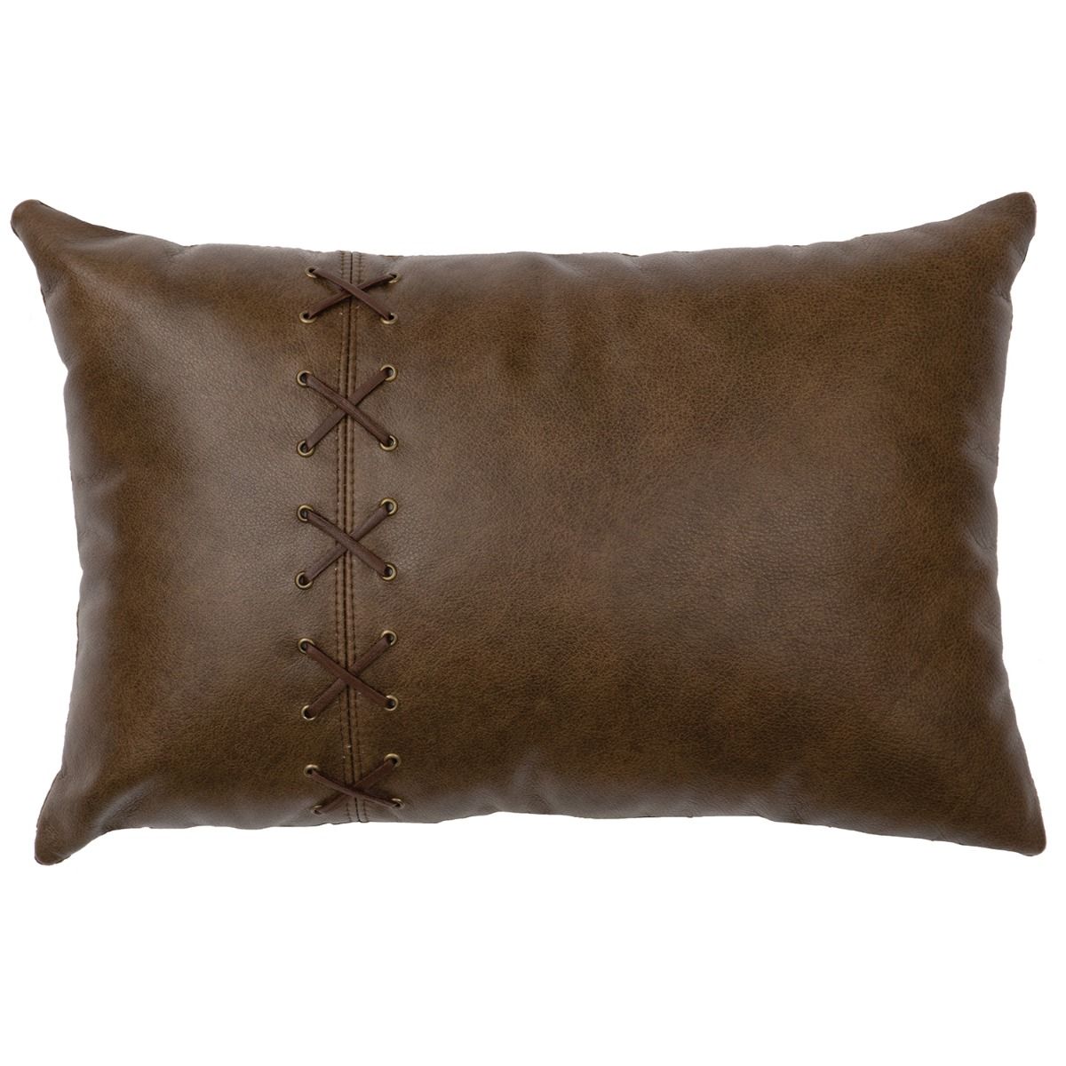 Woodland Creek Furniture Caribou Leather Decor Pillow