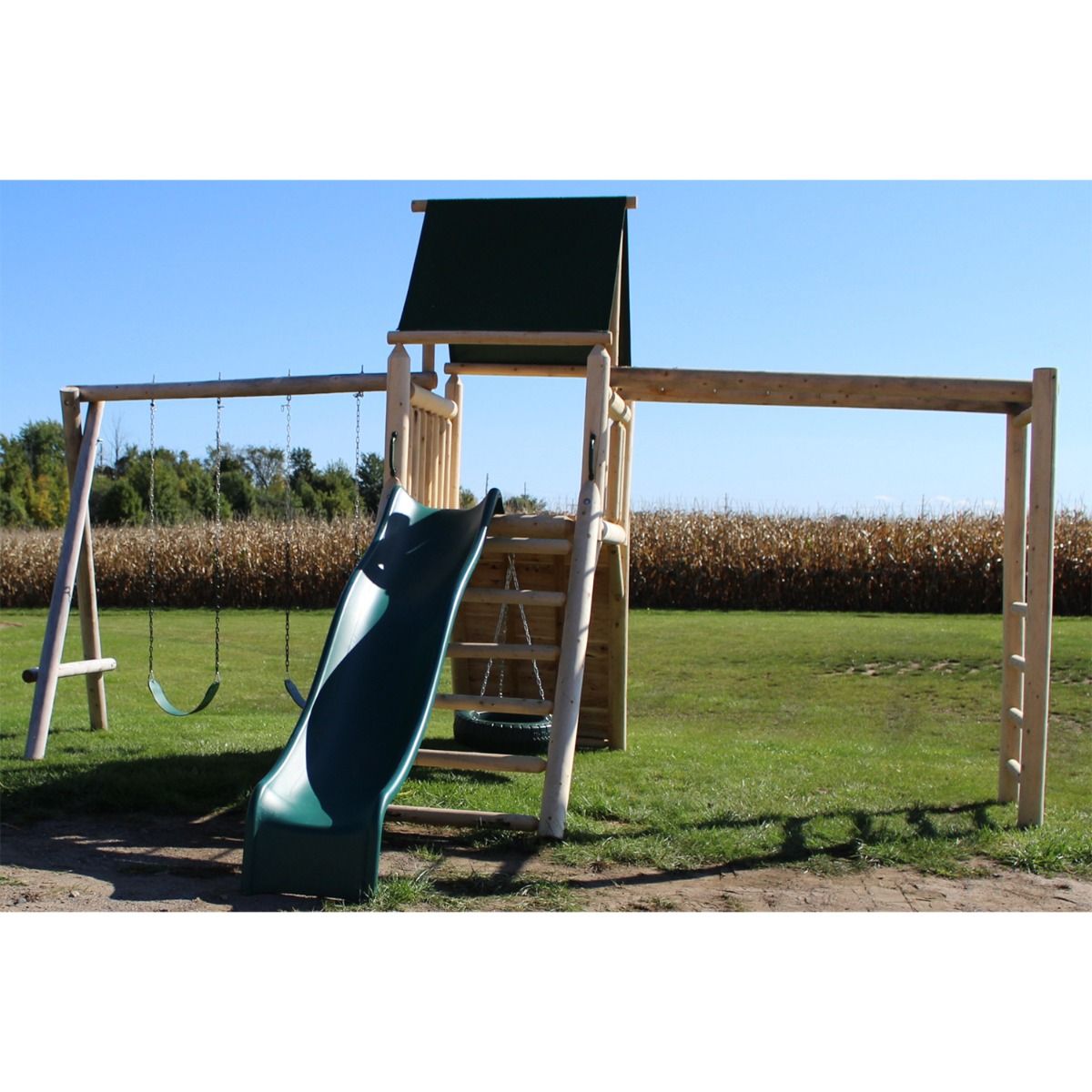 Cedar Log Playground and Playset