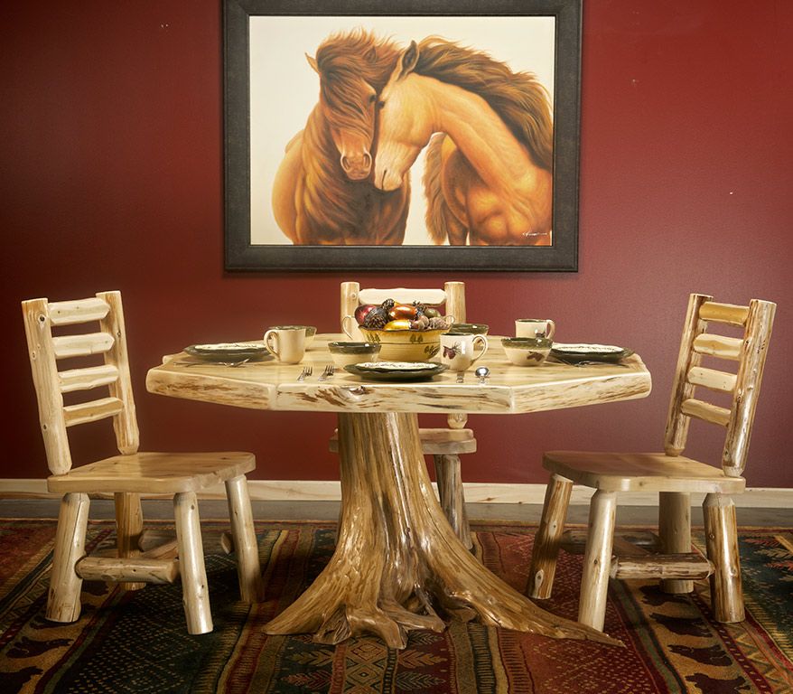 Cedar Lake Stump Octagon Table