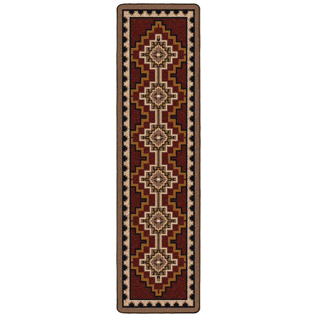 Fire Lane Rugs Council Fire Runner Rug - Southwestern Rugs