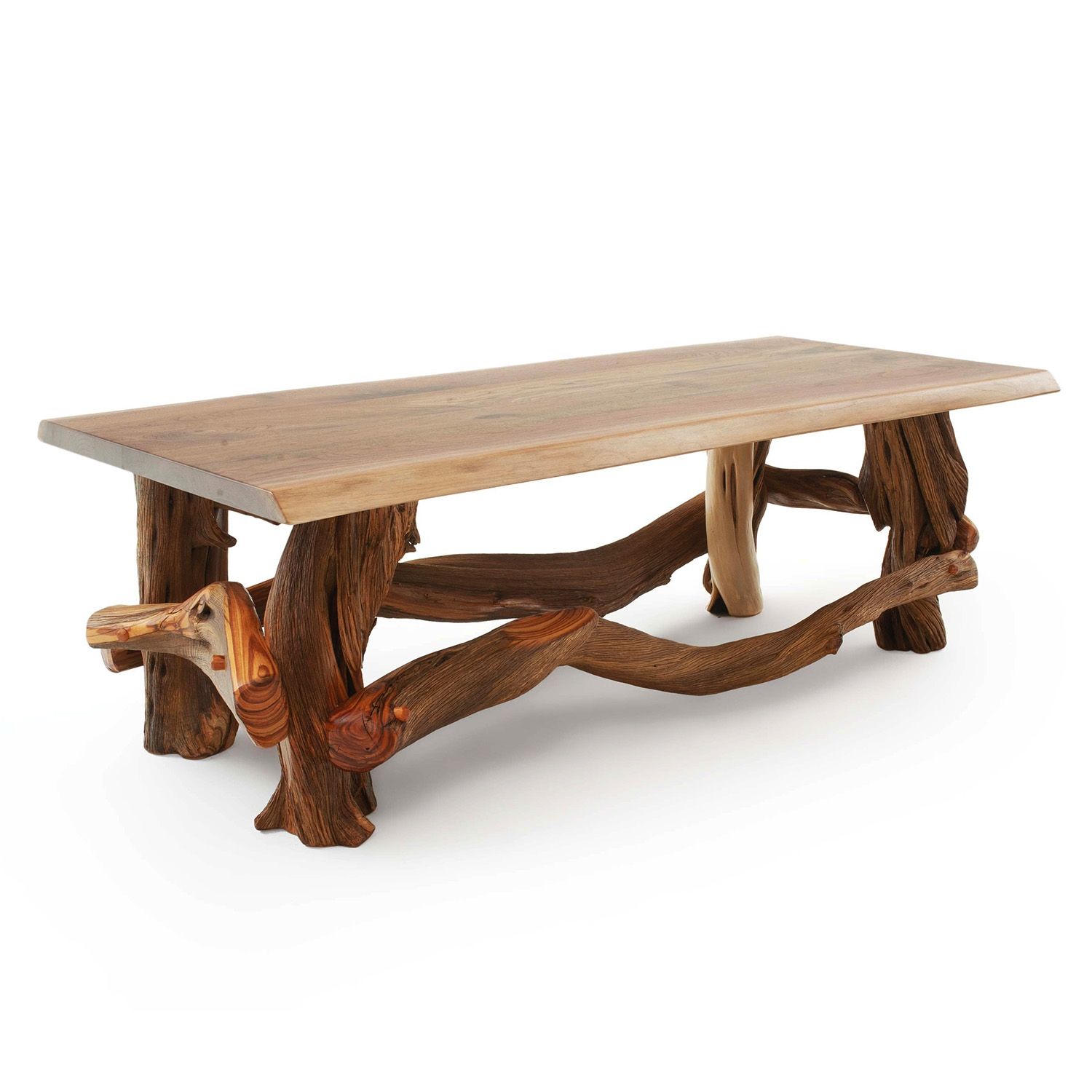 Twisted Juniper Live Edge Coffee Table