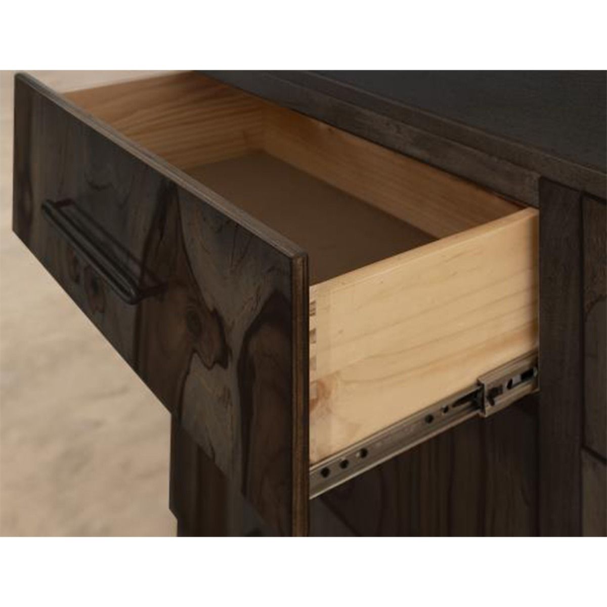 BLACK BALAM 6 DRAWER DRESSER