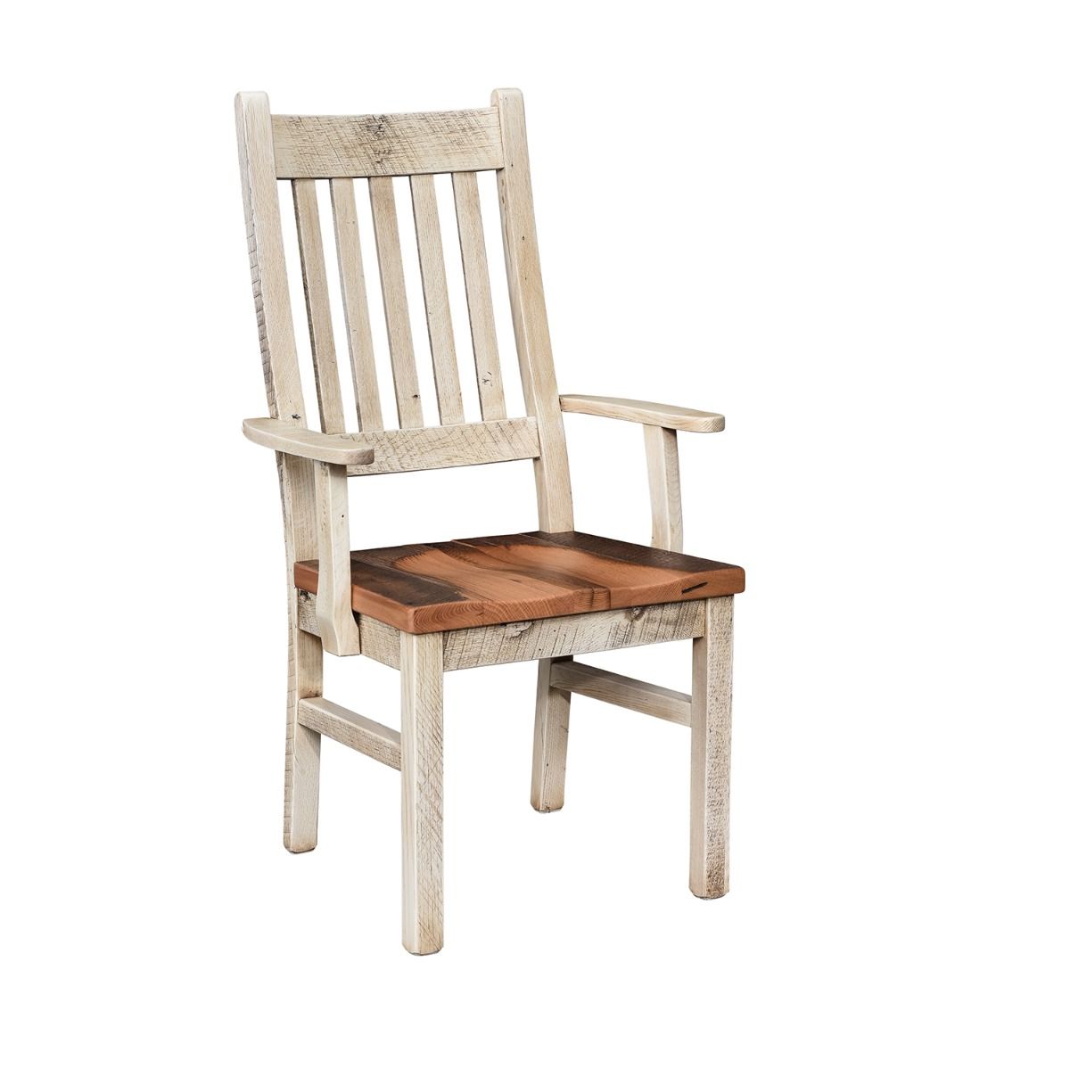 Classic Farmhouse Barn Wood Dining Chairs