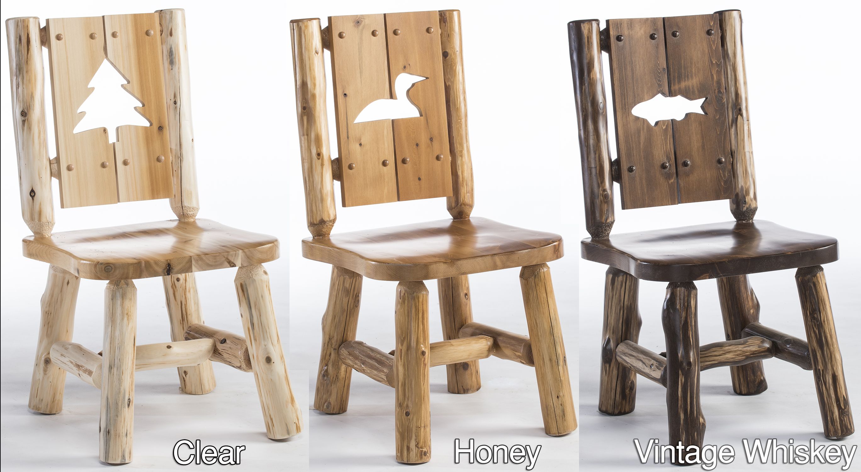 Cedar Lake Cabin Log Lounge Chair