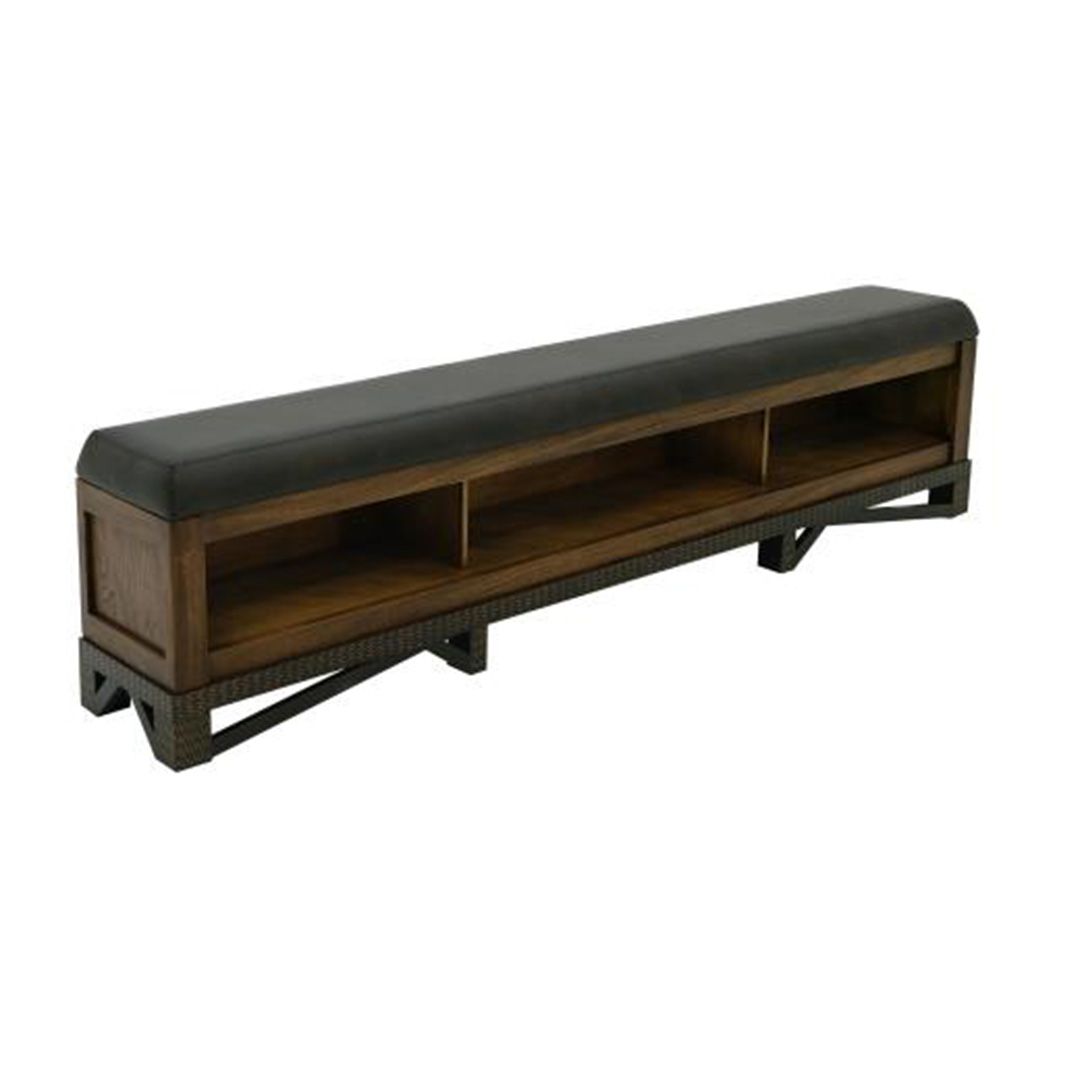 MODERN WALNUT BED