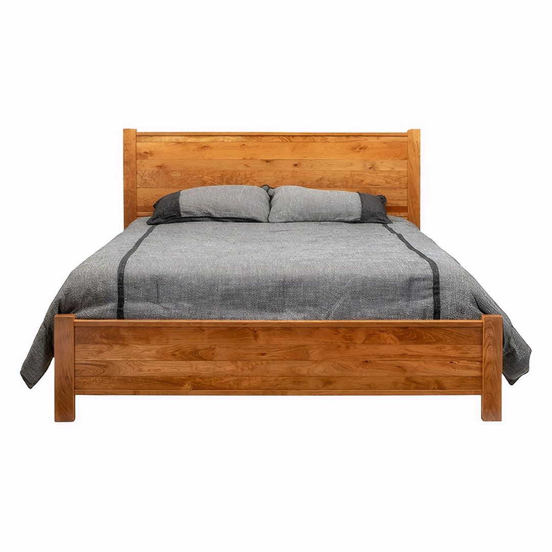 FULLERTON CHERRY WOOD PANEL BED