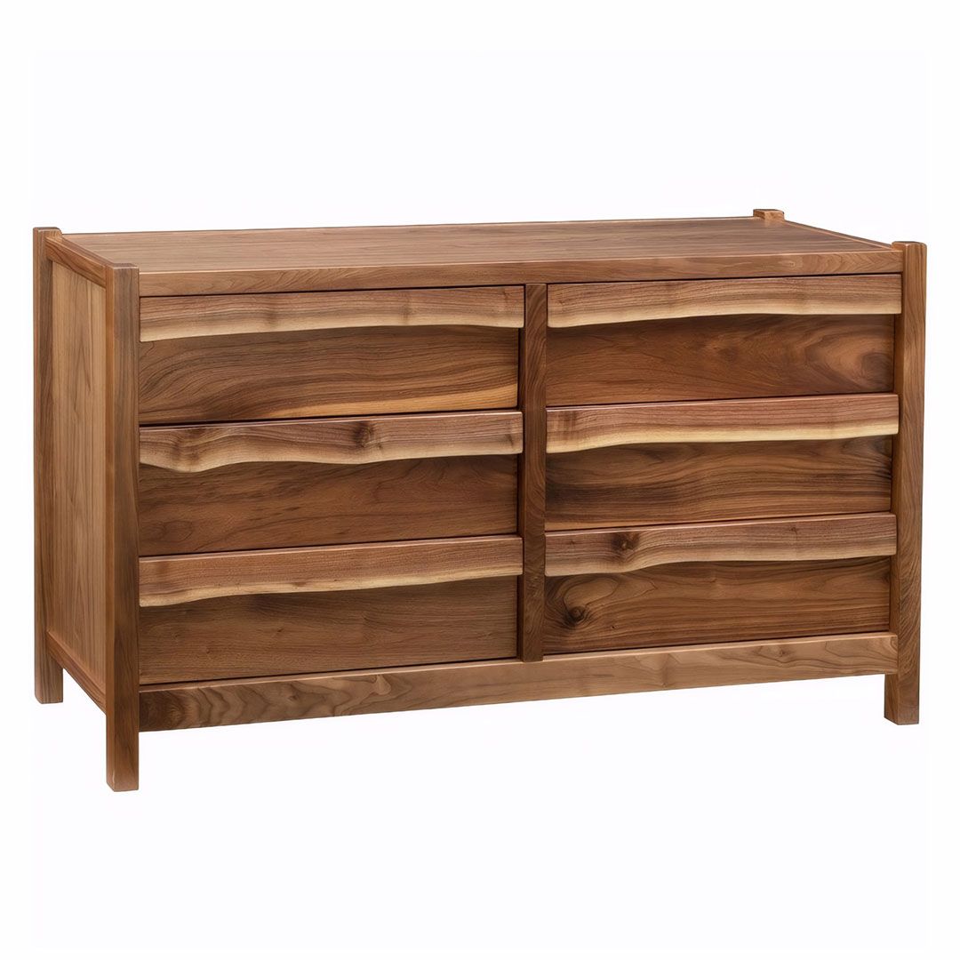 GRAYS LAKE LIVE EDGE 6 DRAWER DRESSER