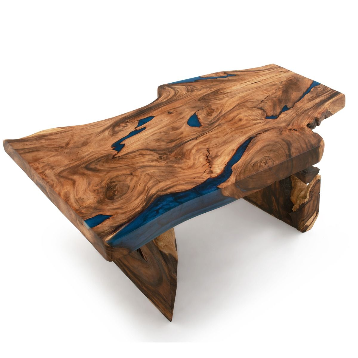 Great Lakes Live Edge Golden Walnut Slab Coffee Table