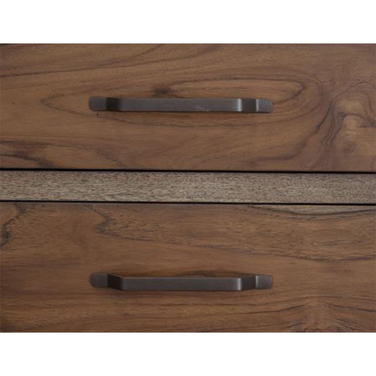 NATURAL TECA 6 DRAWER DRESSER