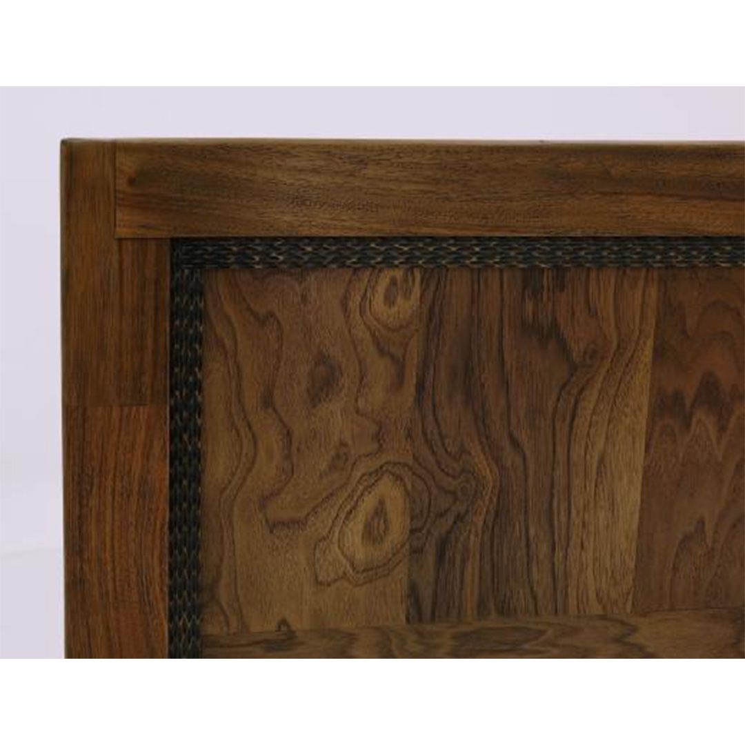 MODERN WALNUT BED