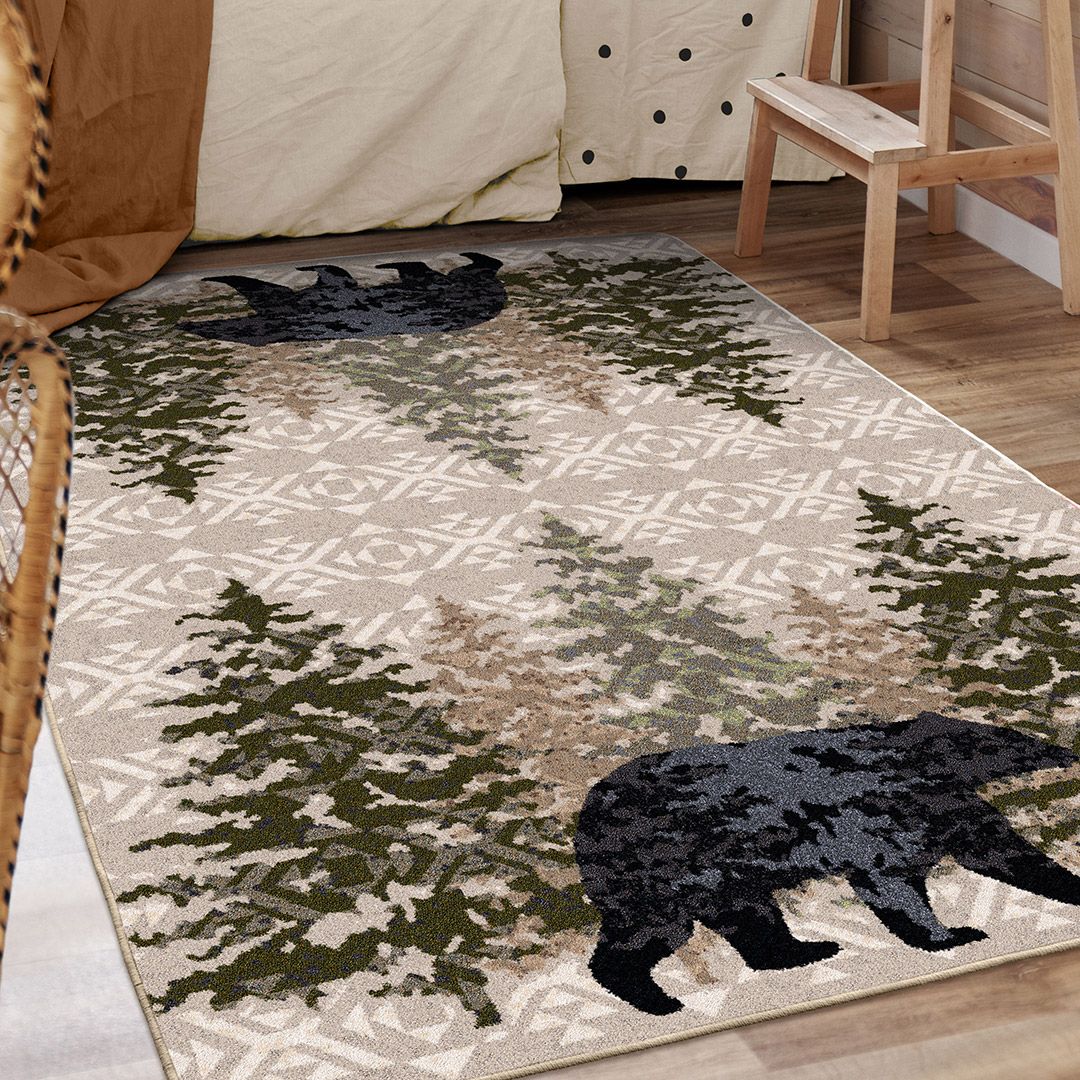 Rustic High Point Bear Rug Collection