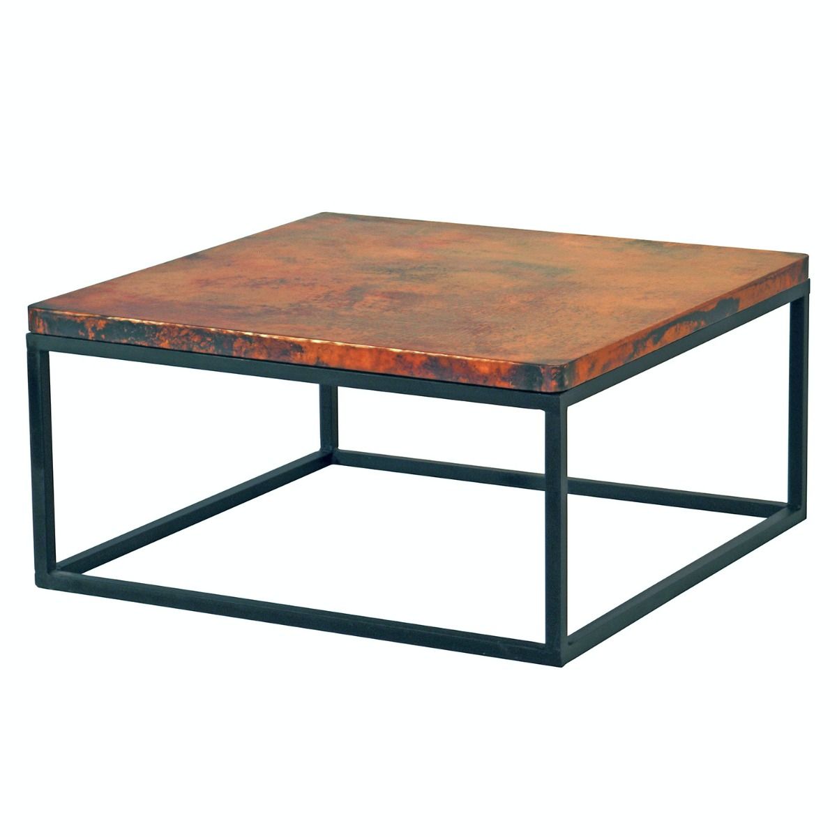 Copper Coffee Table with Julia Base