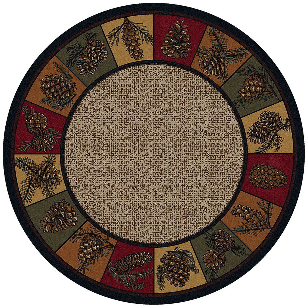 Kindred Coco Rug Kindred Cones Area Rugs - Cabin Rugs