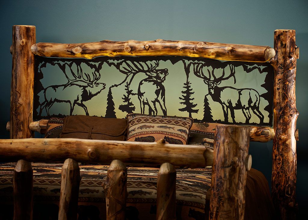 BEAVER CREEK ASPEN DOUBLE METAL INSERT LOG BED