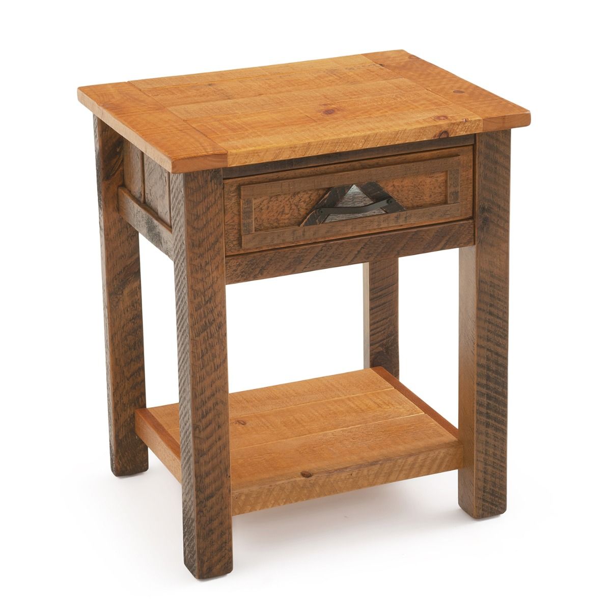 MOUNTAIN HORIZON 1 DRAWER BARNWOOD NIGHTSTAND