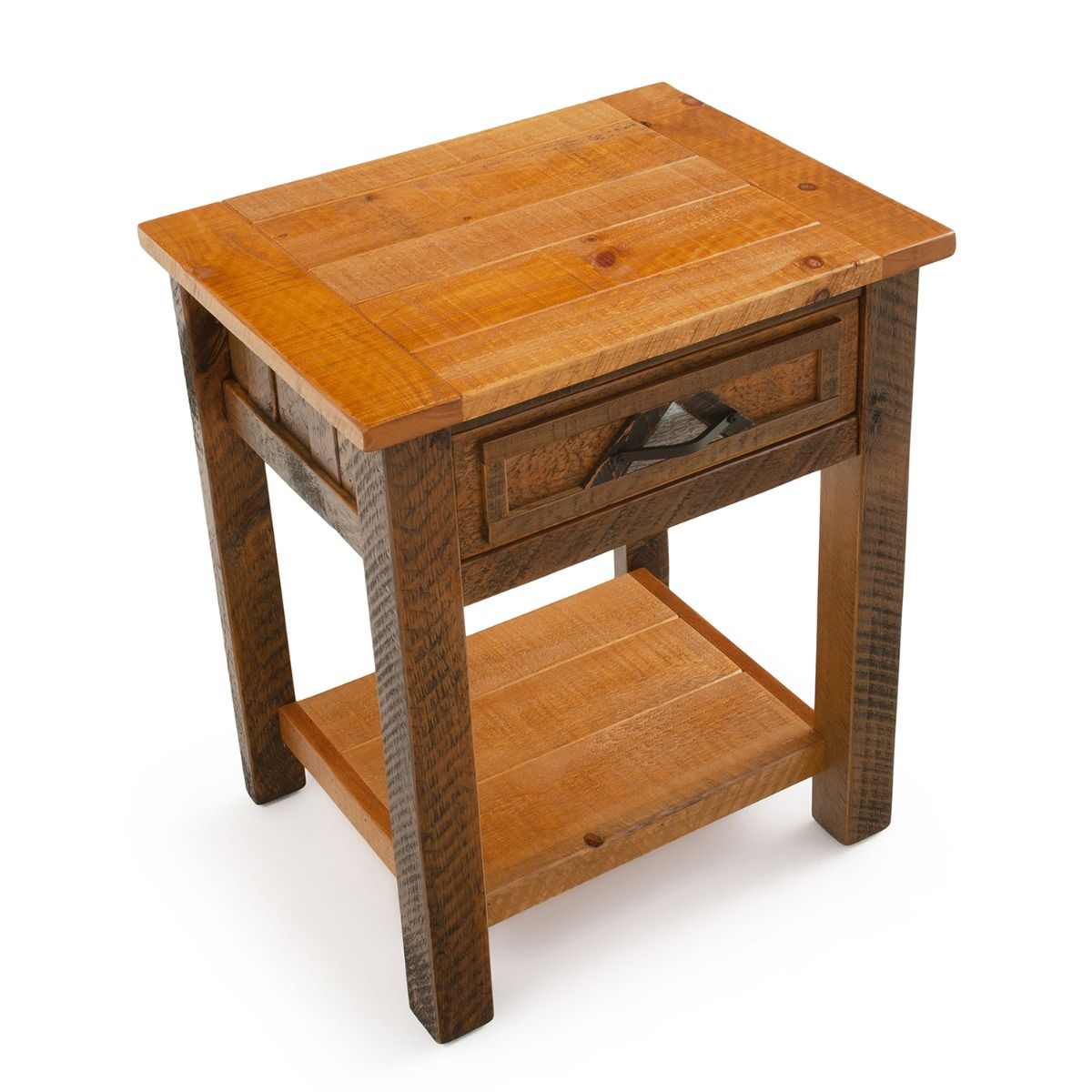 MOUNTAIN HORIZON 1 DRAWER BARNWOOD NIGHTSTAND