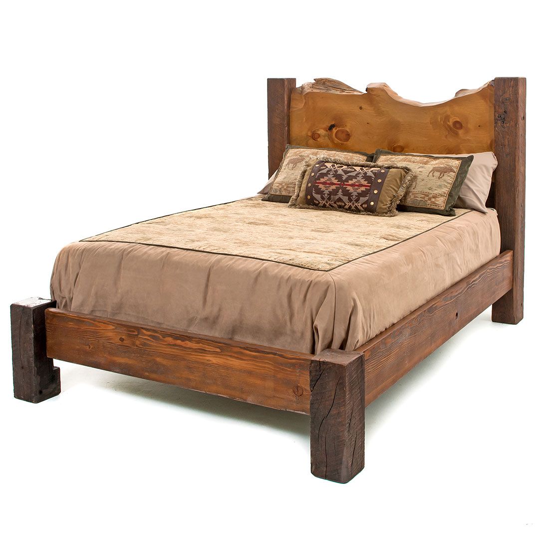 NATURAL SLAB BARNWOOD BED