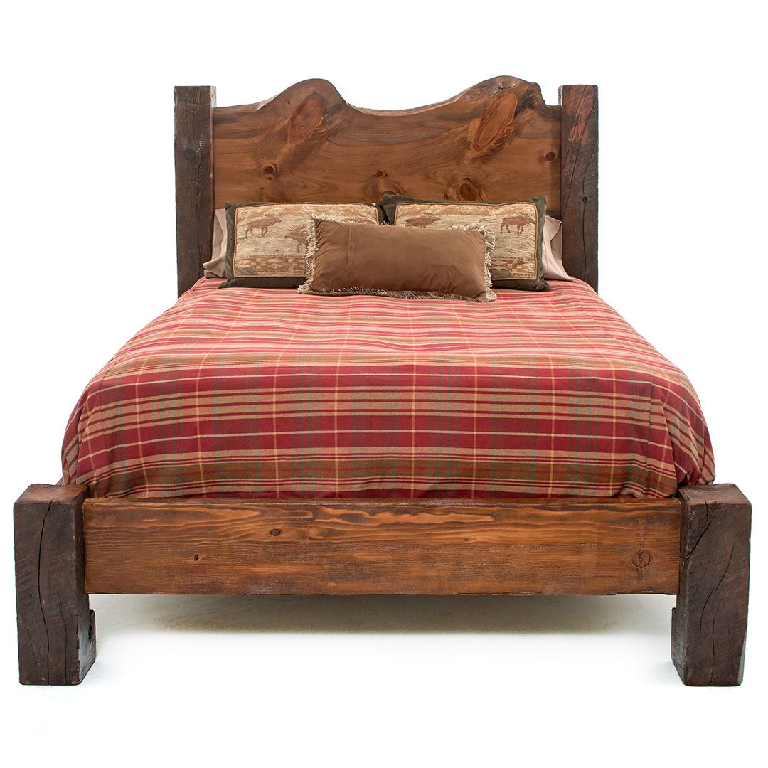 NATURAL SLAB BARNWOOD BED