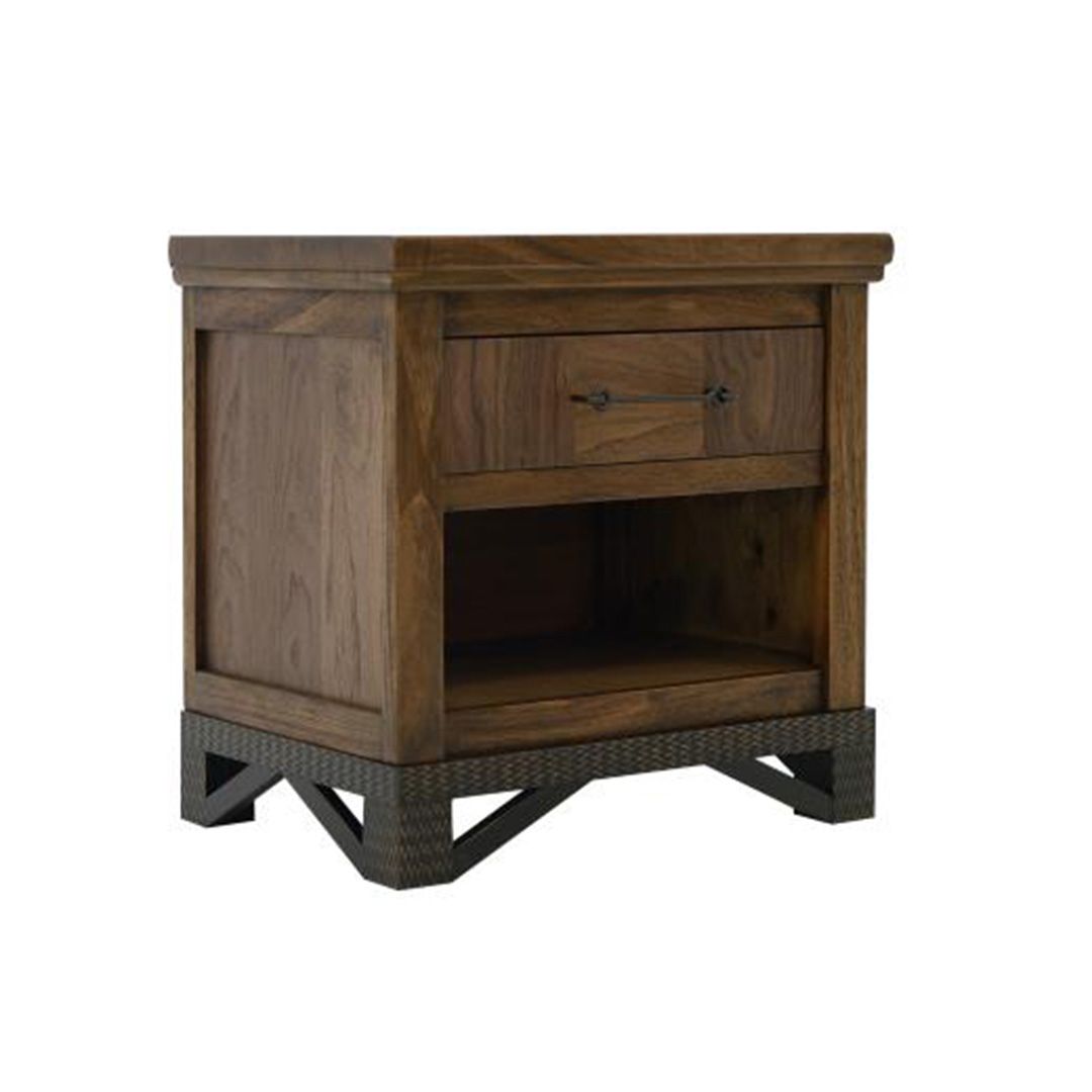 MODERN WALNUT NIGHTSTAND