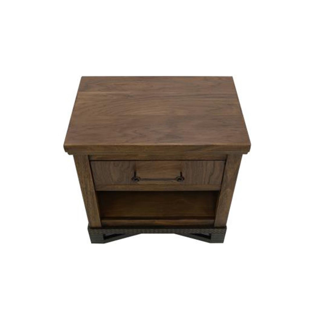 MODERN WALNUT NIGHTSTAND