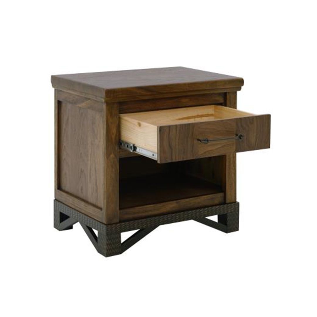 MODERN WALNUT NIGHTSTAND