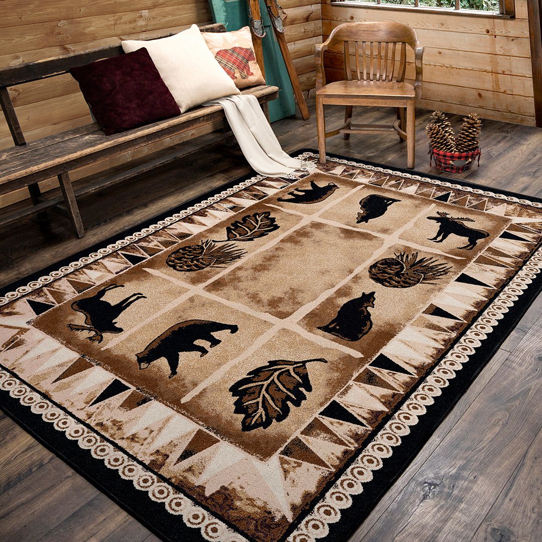 Northern Wildlife Rug Collection - Cabin Rugs