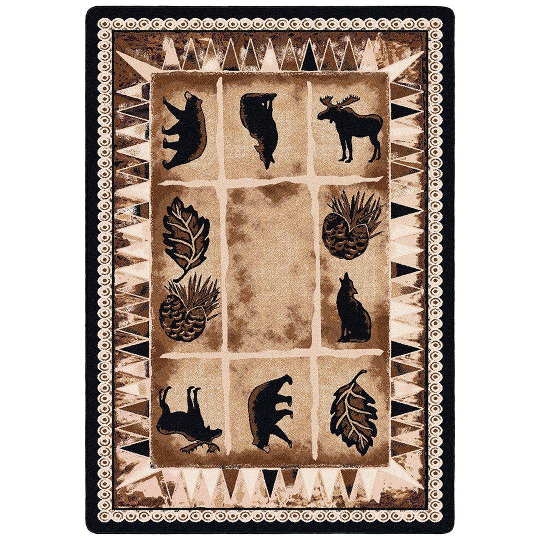Wild Forever Rug Northern Wildlife Rug Collection - Cabin Rugs