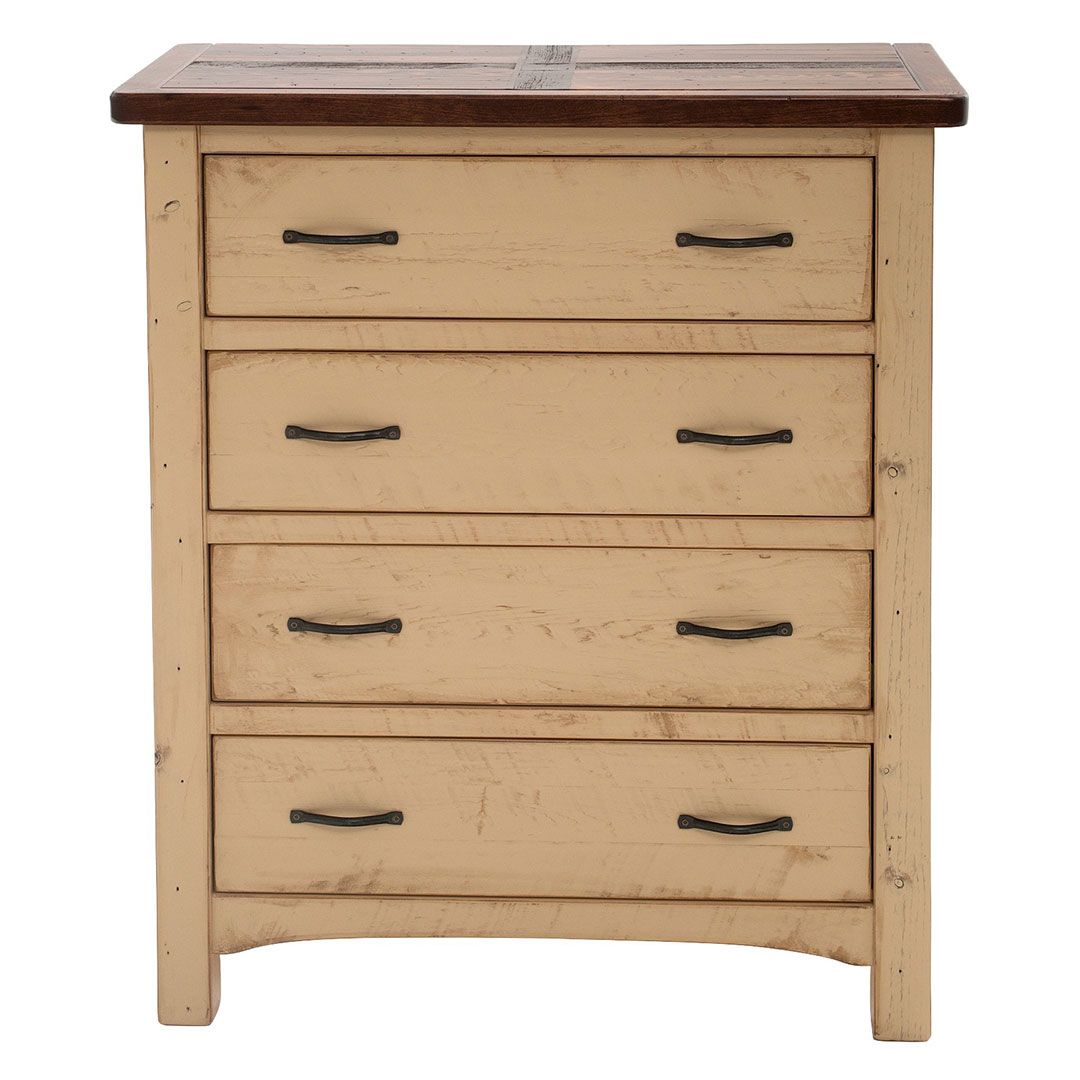 COTTAGE SUNRISE PAINTED CHEST OF DRAWERS