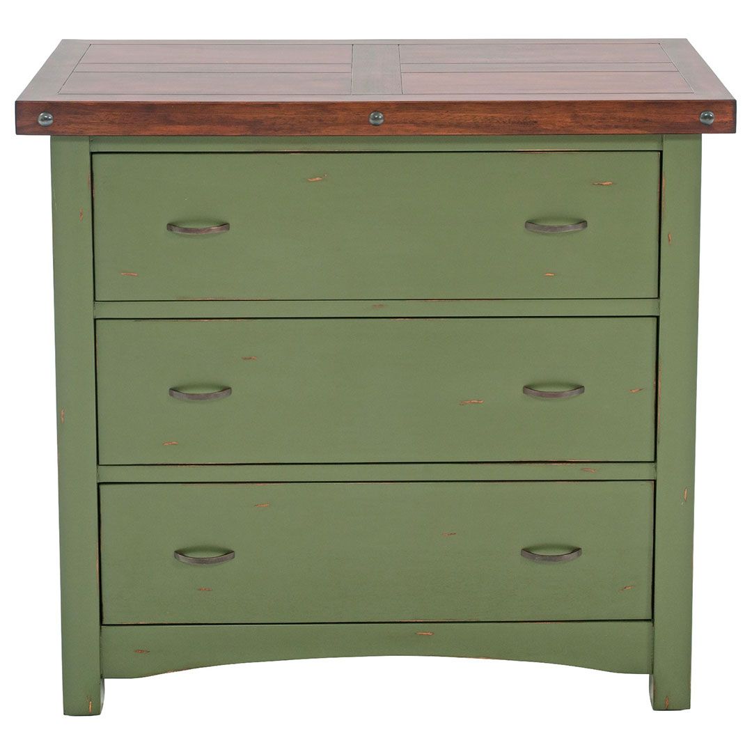 COTTAGE SUNRISE PAINTED CHEST OF DRAWERS