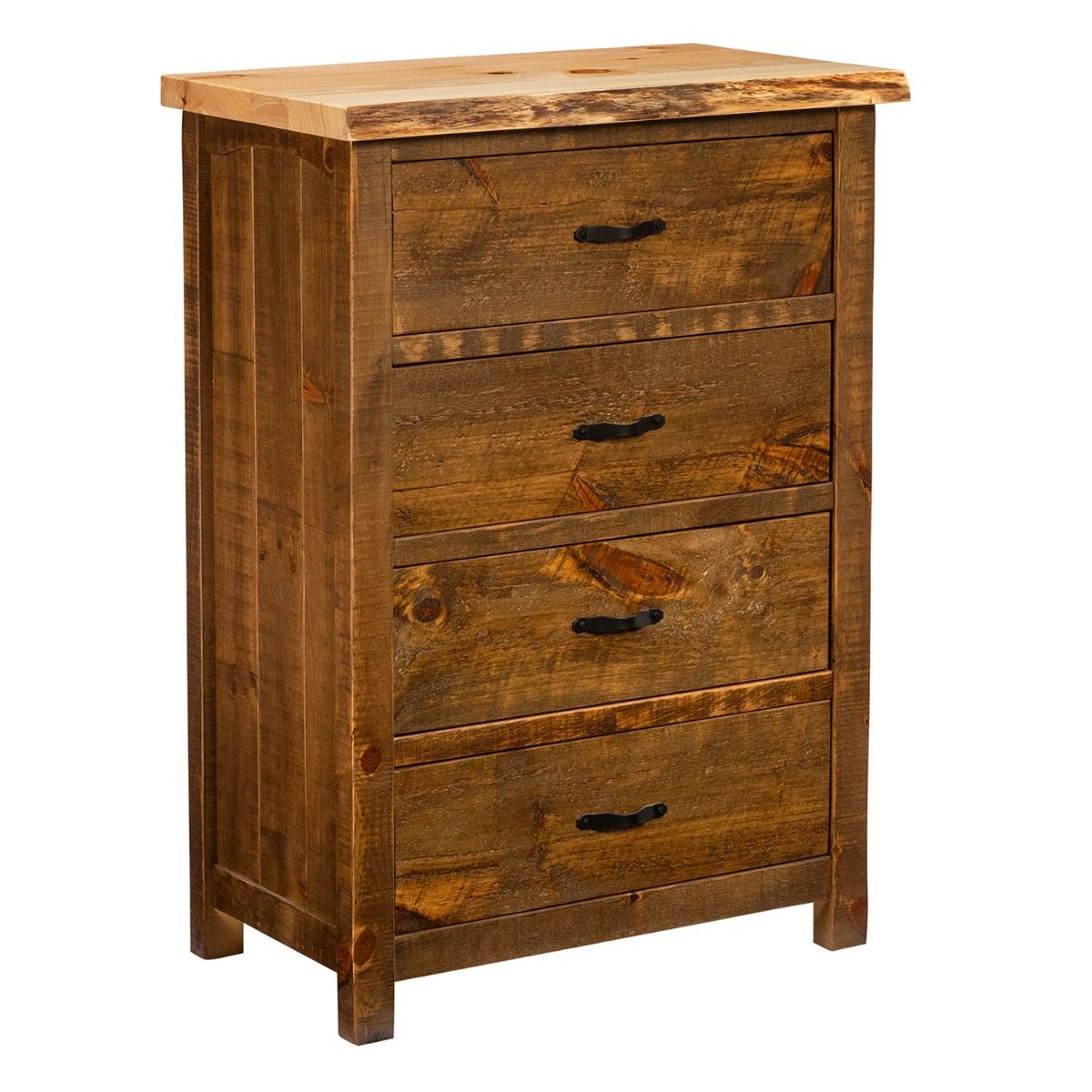 CANTERBURY PINES RUSTIC 4 DRAWER CHEST