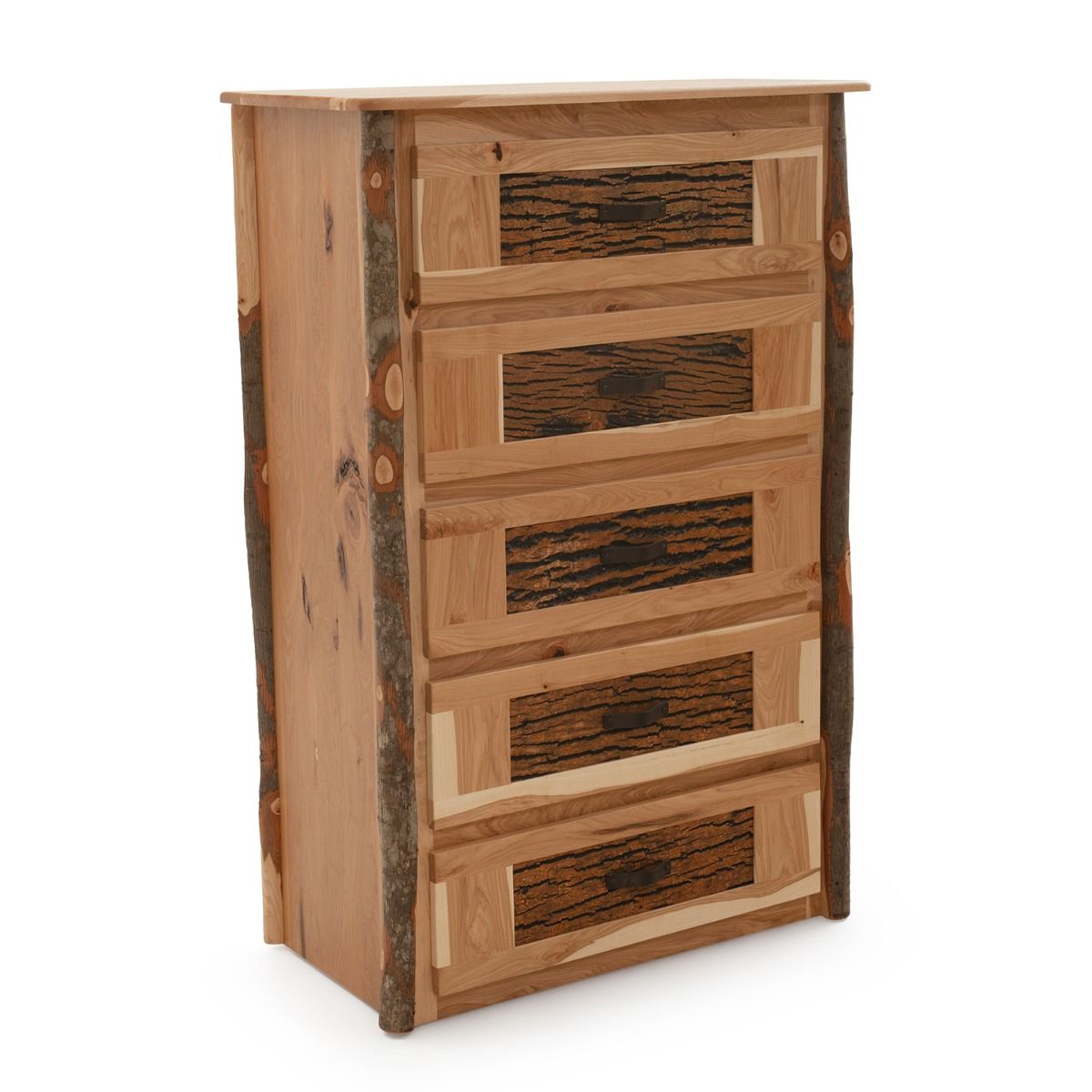 POPLAR GROVE HICKORY LOG CHESTS OF DRAWERS