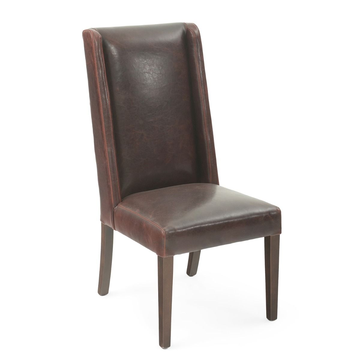 Modern Rustic Solid Wood Upholstered Dining Chair
