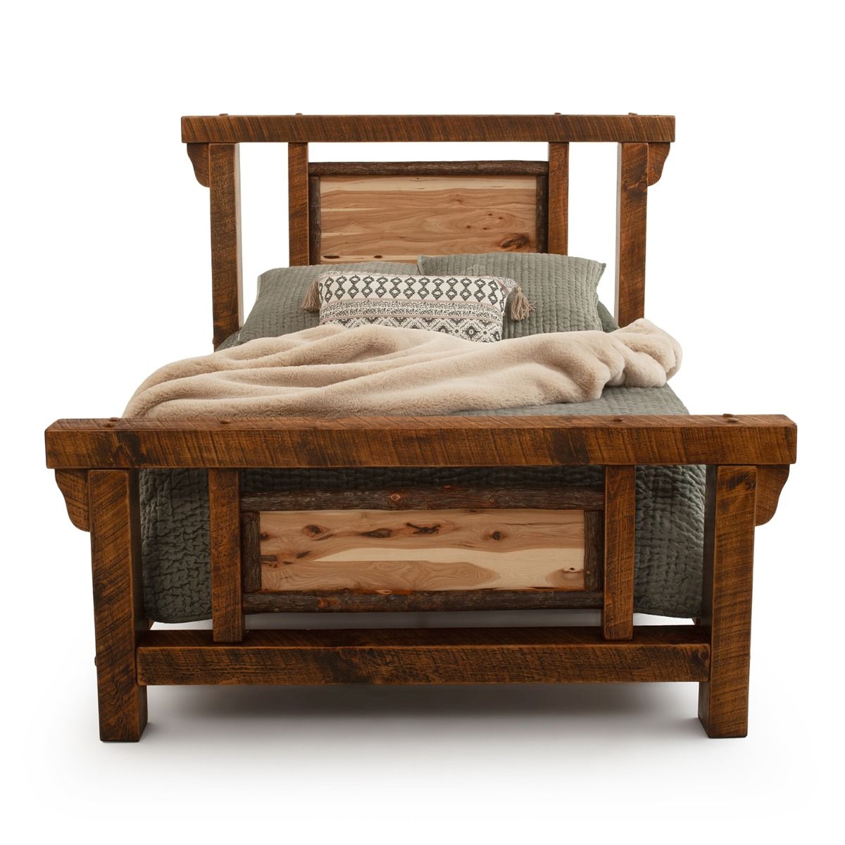 Woodland Creek Furniture River Panel Bed - Thumbnail 2