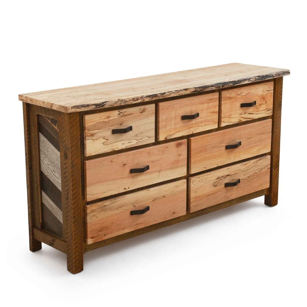 RUSTIC CHEVRON BARNWOOD DRESSERS