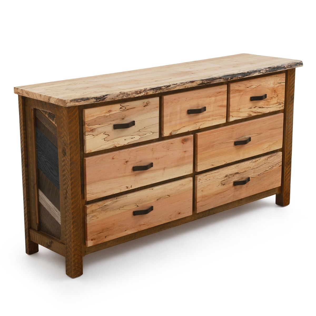 RUSTIC CHEVRON BARNWOOD DRESSERS