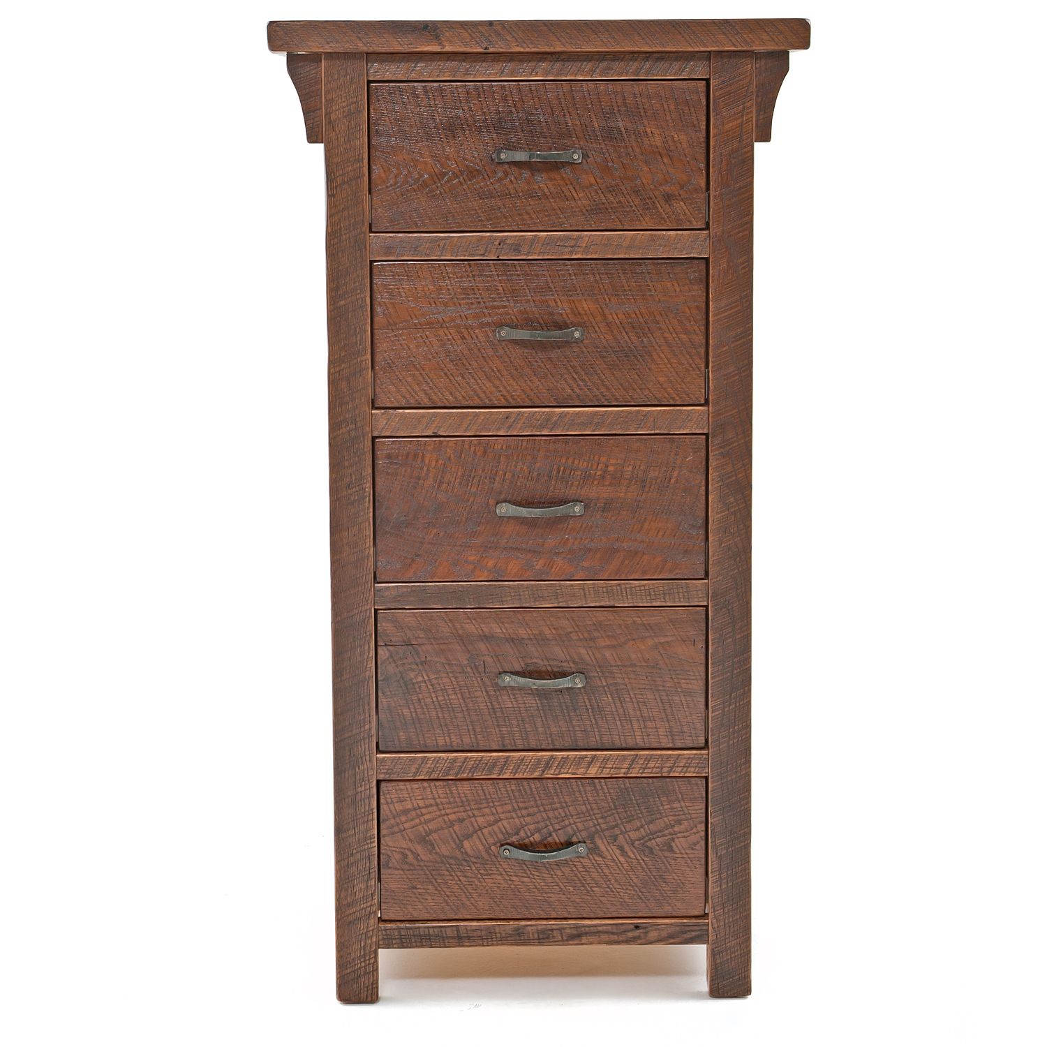 OAK MEADOWS 5 DRAWER RECLAIMED BARN WOOD LINGERIE CHEST