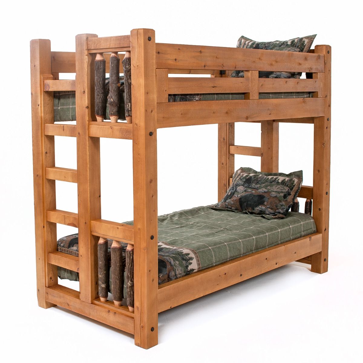 SAWMILL HICKORY ROUGH SAWN TIMBER BUNK BED
