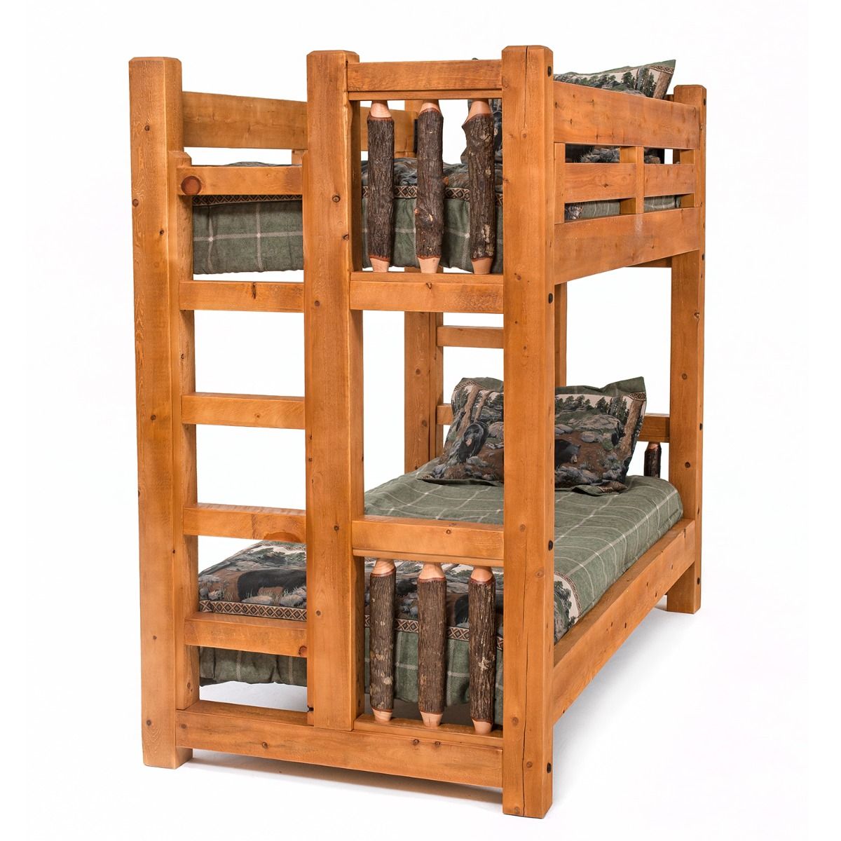 SAWMILL HICKORY ROUGH SAWN TIMBER BUNK BED