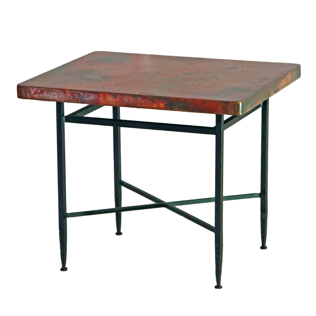 Sencillo Hammered Copper End Tables