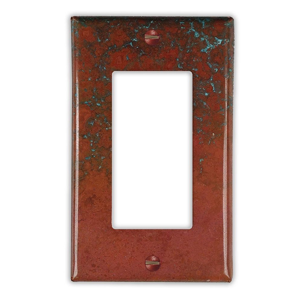 Single Rocker/GFI Copper Switch Plate