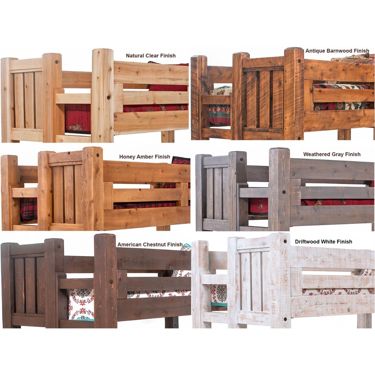RUSTIC WHITEWASH RANCHERO BARNWOOD DRESSERS