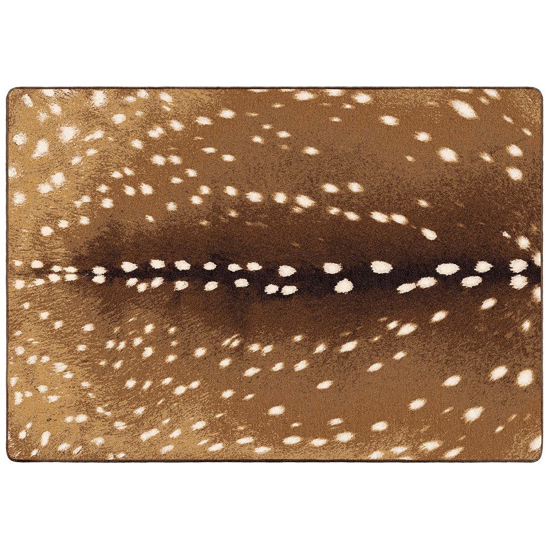 Tan Spotted Rug Spotted Hide Entry Rugs - Cabin Rugs