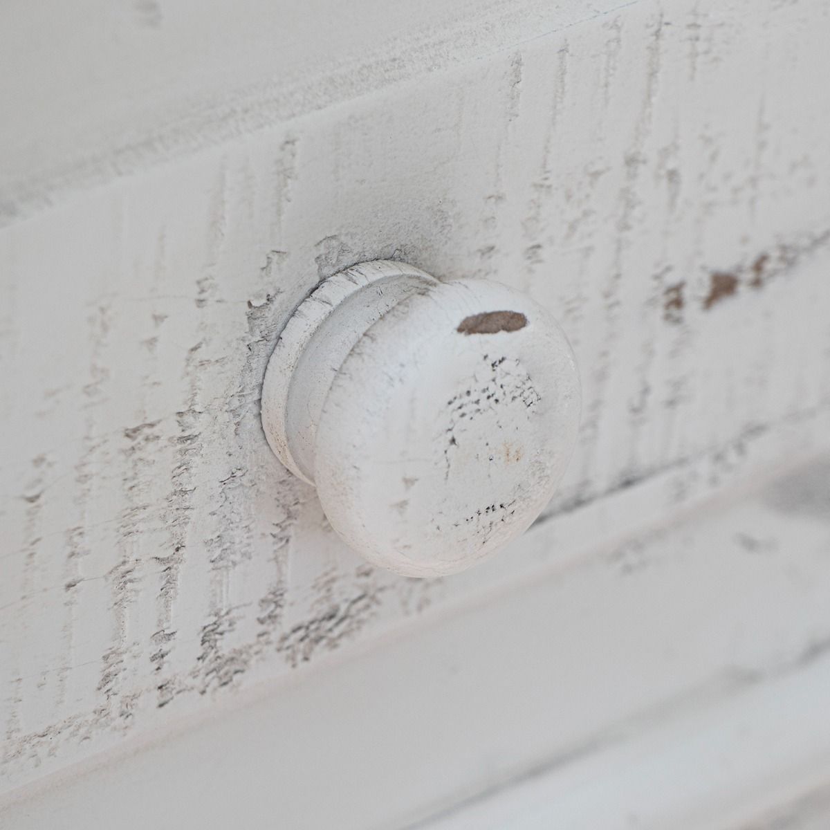 TERRA COTTAGE WHITE 6 DRAWER BARNWOOD WARDROBE DRESSER