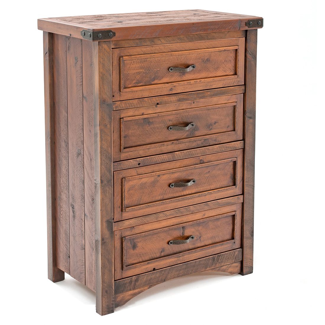 TIMBER HAVEN 4 DRAWER BARNWOOD CHEST