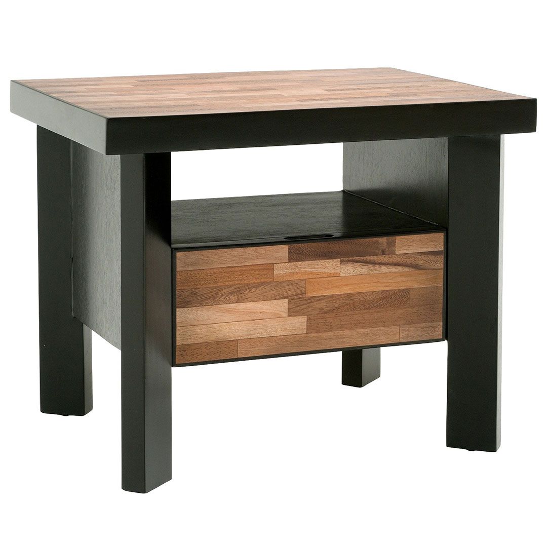 URBAN RUSTIC MAHOGANY NIGHTSTAND