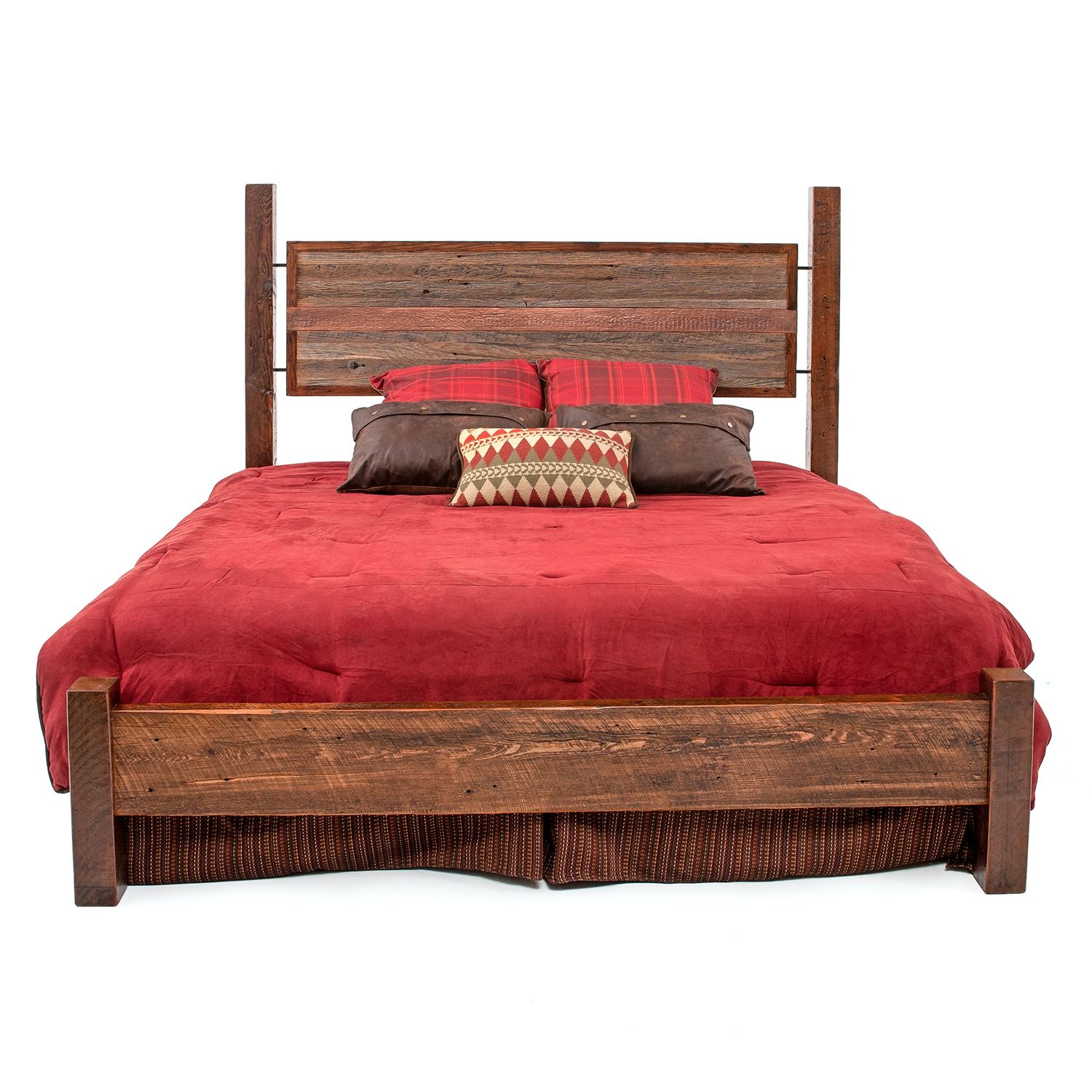 COPPER CANYON BARN WOOD PANEL BED