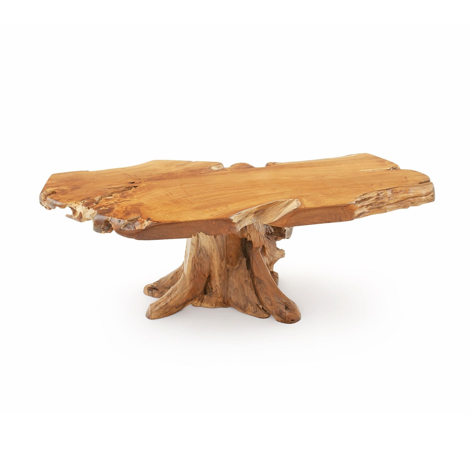 Natural Teak Wood Coffee Table