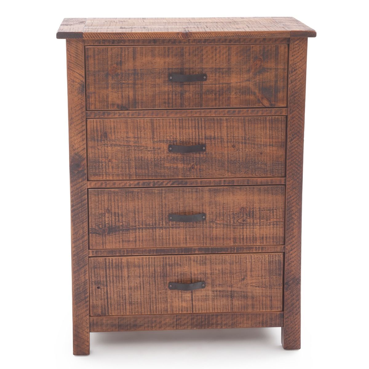 PRAIRIE PINES RUSTIC BARNWOOD CHEST OF DRAWERS